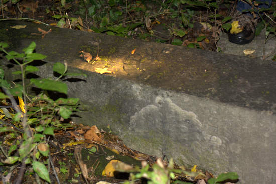 haunted graveyard headstone